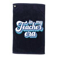 In My Teacher Era Retro Style Platinum Collection Golf Towel