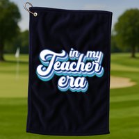 In My Teacher Era Retro Style Golf Towel