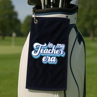 In My Teacher Era Retro Style Golf Towel