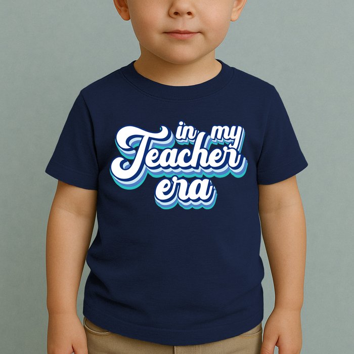 In My Teacher Era Retro Style Toddler T-Shirt