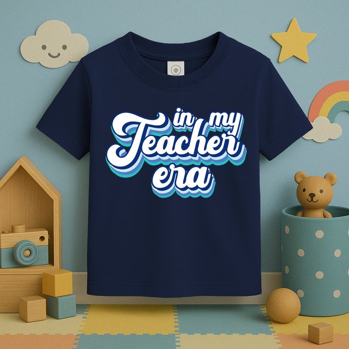 In My Teacher Era Retro Style Toddler T-Shirt