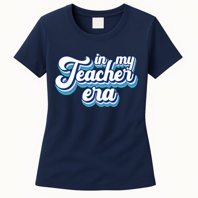 In My Teacher Era Retro Style Womens T-Shirt