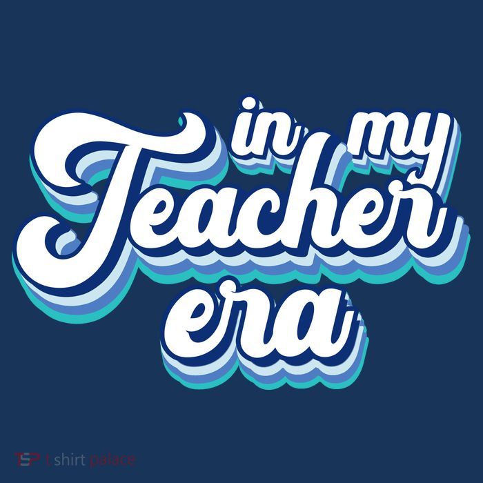 In My Teacher Era Retro Style Womens T-Shirt