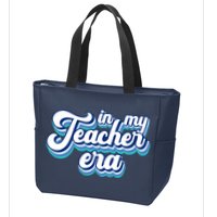 In My Teacher Era Retro Style Zip Tote Bag