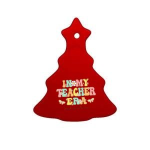 In My Teacher Era Kindergarten Version Retro Back To School Ceramic Tree Ornament