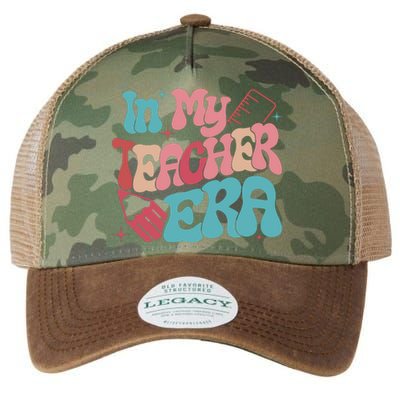 In My Teacher Era Teacher Back To School Teacher Era Teacher Appreciate Legacy Tie Dye Trucker Hat