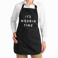 ItS Morbin Time Meme Full-Length Apron With Pockets
