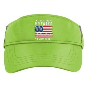 I Miss The America I Grew Up In American Since 1776 Patriotic US Constitution Adult Drive Performance Visor