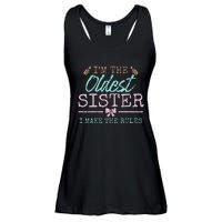 I make the rules Oldest Adult 3 Sisters Matching Sibling Fun Ladies Essential Flowy Tank