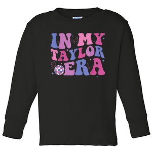 In My Tay Tay Era  Toddler Long Sleeve Shirt