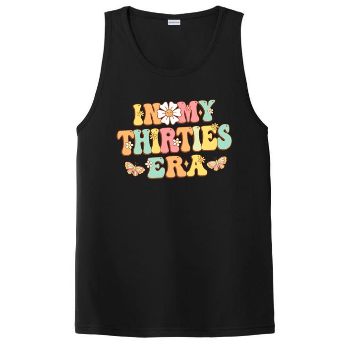 In My Thirties Era Groovy 30th Birthday 30S Funny For Wo PosiCharge Competitor Tank