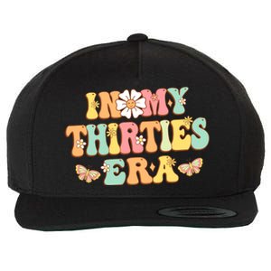 In My Thirties Era Groovy 30th Birthday 30S Funny For Wo Wool Snapback Cap