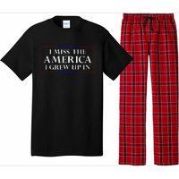 I Miss The America I Grew Up In American Flag Pajama Set