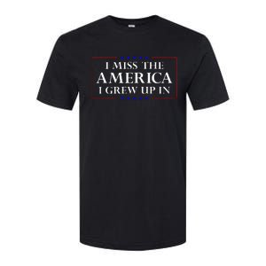 I Miss The America I Grew Up In American Flag Softstyle CVC T-Shirt