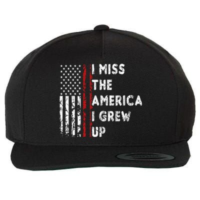 I Miss The America I Grew Up In Wool Snapback Cap