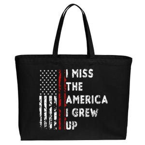 I Miss The America I Grew Up In Cotton Canvas Jumbo Tote