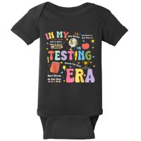 In My Testing Era Motivational Testing Day Funny Teacher Baby Bodysuit