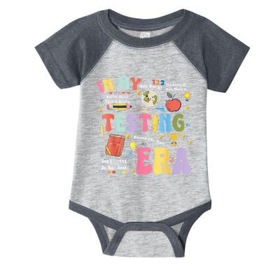 In My Testing Era Motivational Testing Day Funny Teacher Infant Baby Jersey Bodysuit