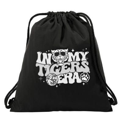 In My Tigers Era Back To School Mascot Spirit Game Drawstring Bag