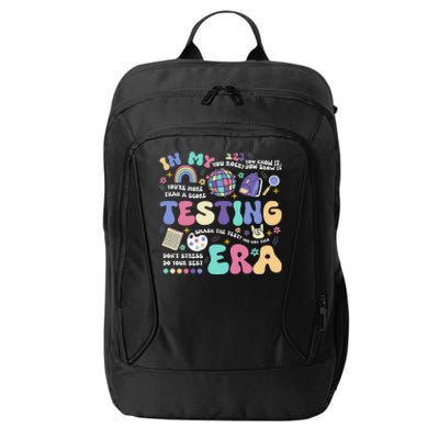 In My Testing Era School Day Teacher Student Rock The Test City Backpack