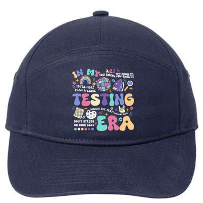 In My Testing Era School Day Teacher Student Rock The Test 7-Panel Snapback Hat