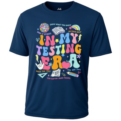 In My Testing Era Teachers Student Rock The Test Testing Day Cooling Performance Crew T-Shirt