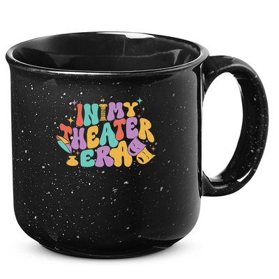 In My Theater Era Funny Theater Lover Acting Teacher Drama 15oz Campfire Ceramic Mug