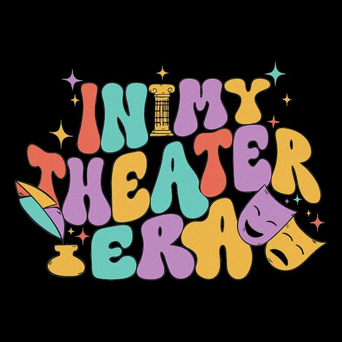 In My Theater Era Funny Theater Lover Acting Teacher Drama Kids Hoodie