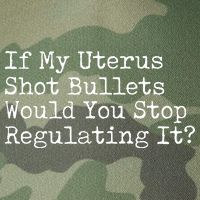 If My Uterus Shot Bullets Would You Stop Regulating It Feminist Legacy Tie Dye Trucker Hat