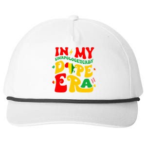 In My Unapologetically Dope Era Junenth Black History Funny Gift Snapback Five-Panel Rope Hat