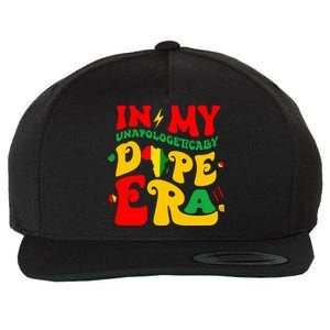 In My Unapologetically Dope Era Junenth Black History Funny Gift Wool Snapback Cap