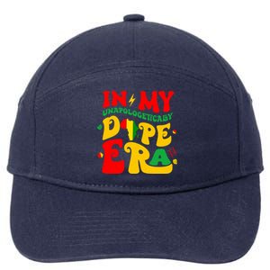 In My Unapologetically Dope Era Junenth Black History Funny Gift 7-Panel Snapback Hat