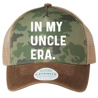 In My Uncle Era New Uncle Announcement Legacy Tie Dye Trucker Hat