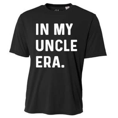 In My Uncle Era New Uncle Announcement Cooling Performance Crew T-Shirt