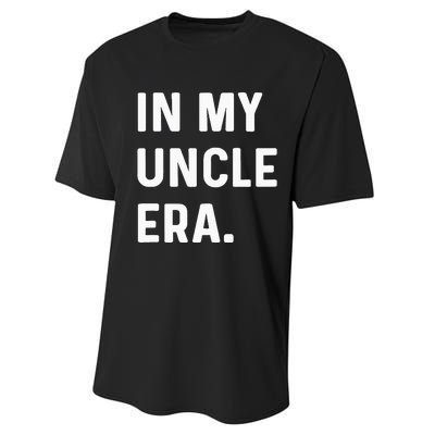 In My Uncle Era New Uncle Announcement Performance Sprint T-Shirt