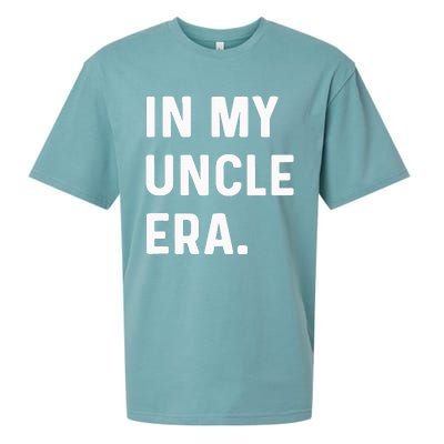 In My Uncle Era New Uncle Announcement Sueded Cloud Jersey T-Shirt