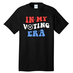 In My Voting Era Usa Flag 2024 Election Tall T-Shirt