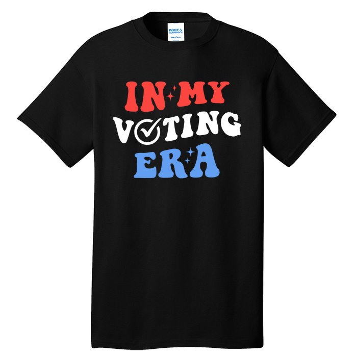 In My Voting Era Usa Flag 2024 Election Tall T-Shirt