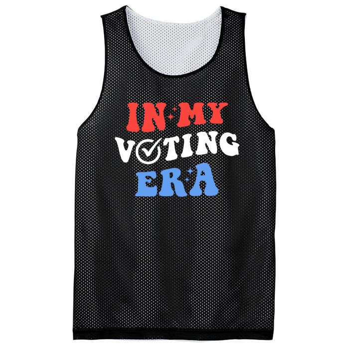 In My Voting Era Usa Flag 2024 Election Mesh Reversible Basketball Jersey Tank