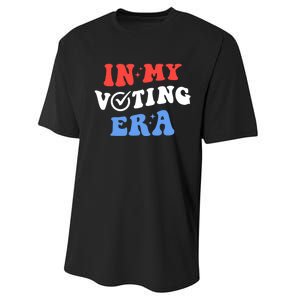 In My Voting Era Usa Flag 2024 Election Performance Sprint T-Shirt