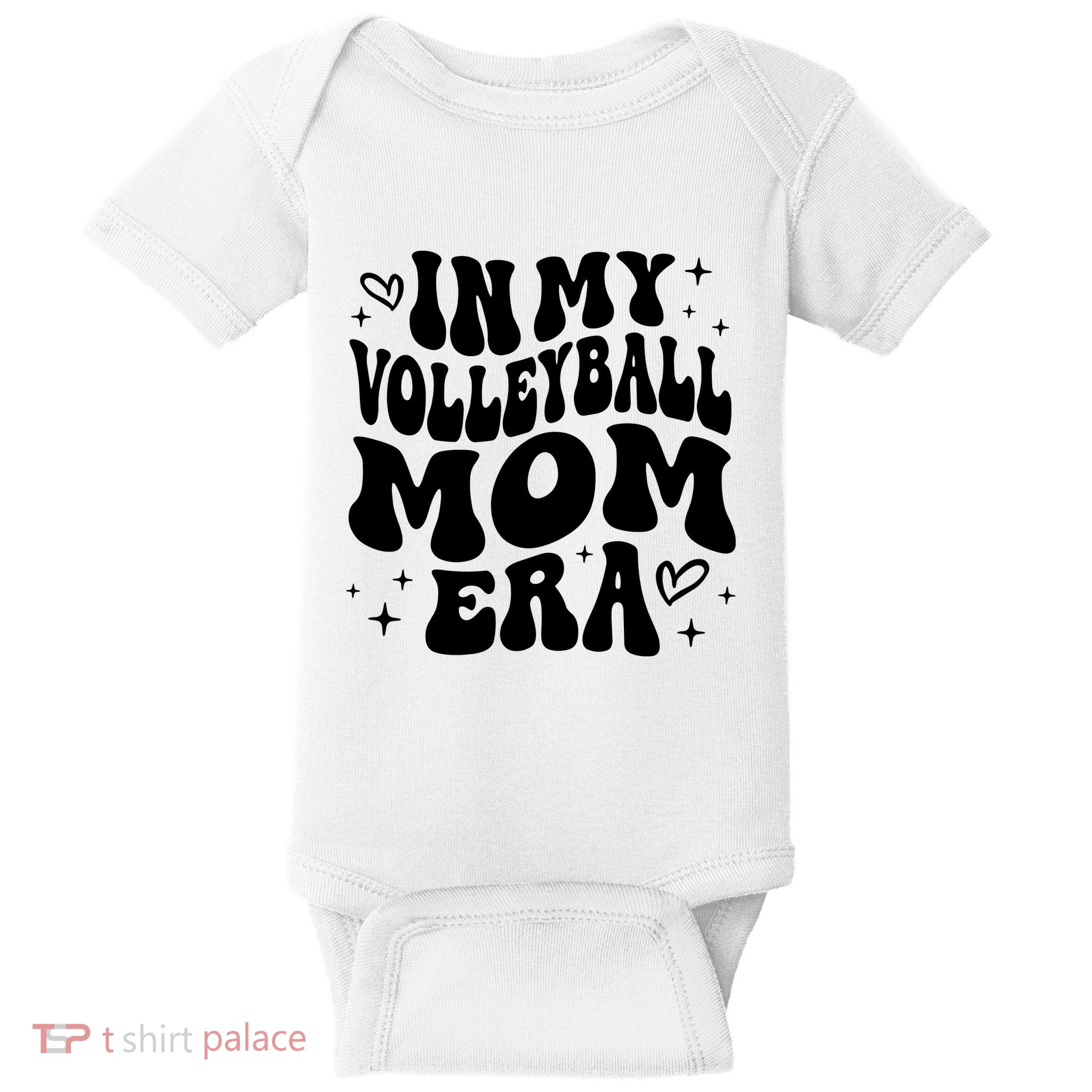 In My Volleyball Mom Era Baby Bodysuit