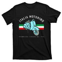 Italia Motorino Vintage Italian Scooter Italian Flag T-Shirt