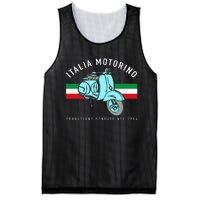 Italia Motorino Vintage Italian Scooter Italian Flag Mesh Reversible Basketball Jersey Tank