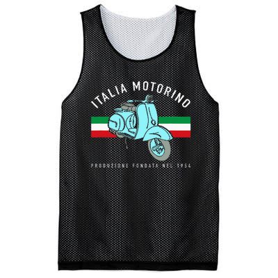 Italia Motorino Vintage Italian Scooter Italian Flag Mesh Reversible Basketball Jersey Tank