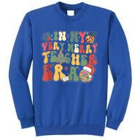 In My Very Merry Teacher Era Groovy Retro Teacher Christmas Meaningful Gift Sweatshirt