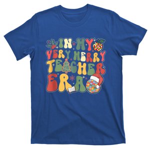 In My Very Merry Teacher Era Groovy Retro Teacher Christmas Meaningful Gift T-Shirt