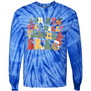 In My Very Merry Teacher Era Groovy Retro Teacher Christmas Meaningful Gift Tie-Dye Long Sleeve Shirt