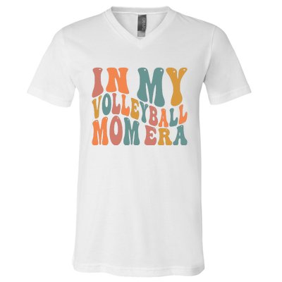 In My Volleyball Mom Era V-Neck T-Shirt