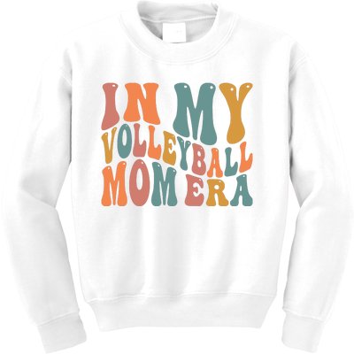 In My Volleyball Mom Era Kids Sweatshirt