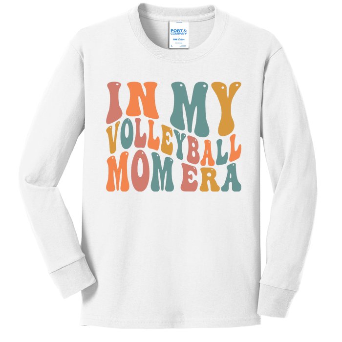 In My Volleyball Mom Era Kids Long Sleeve Shirt